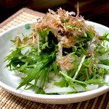 水菜と大根のシャキシャキ中華サラダ